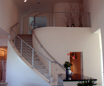I11 Curved Staircase Railing